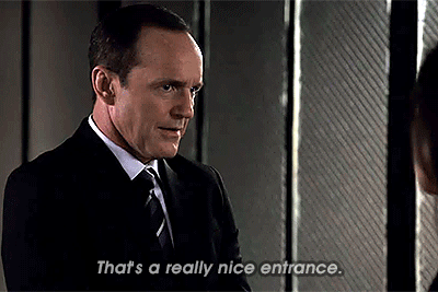 marvelsaos:marvelsaos:That’s a really nice entrance.30-Day AoS Challenge Day 19 Favourite Season 2 M