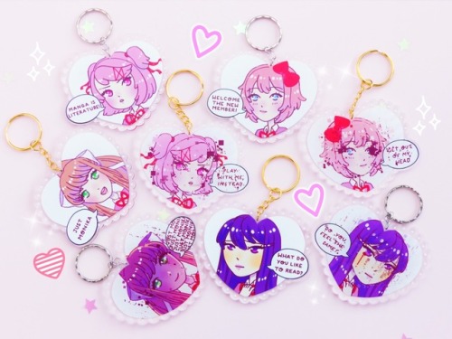 New DDLC charms are here and are looking super cute! www.geeniejay.com