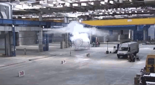 fuckyeahfluiddynamics:  Playing with a vortex cannon is a ton of fun, and they are