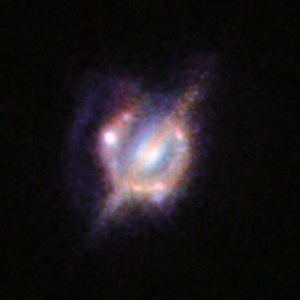 The gravitationally lensed galaxy merger H-ATLAS by europeanspaceagency