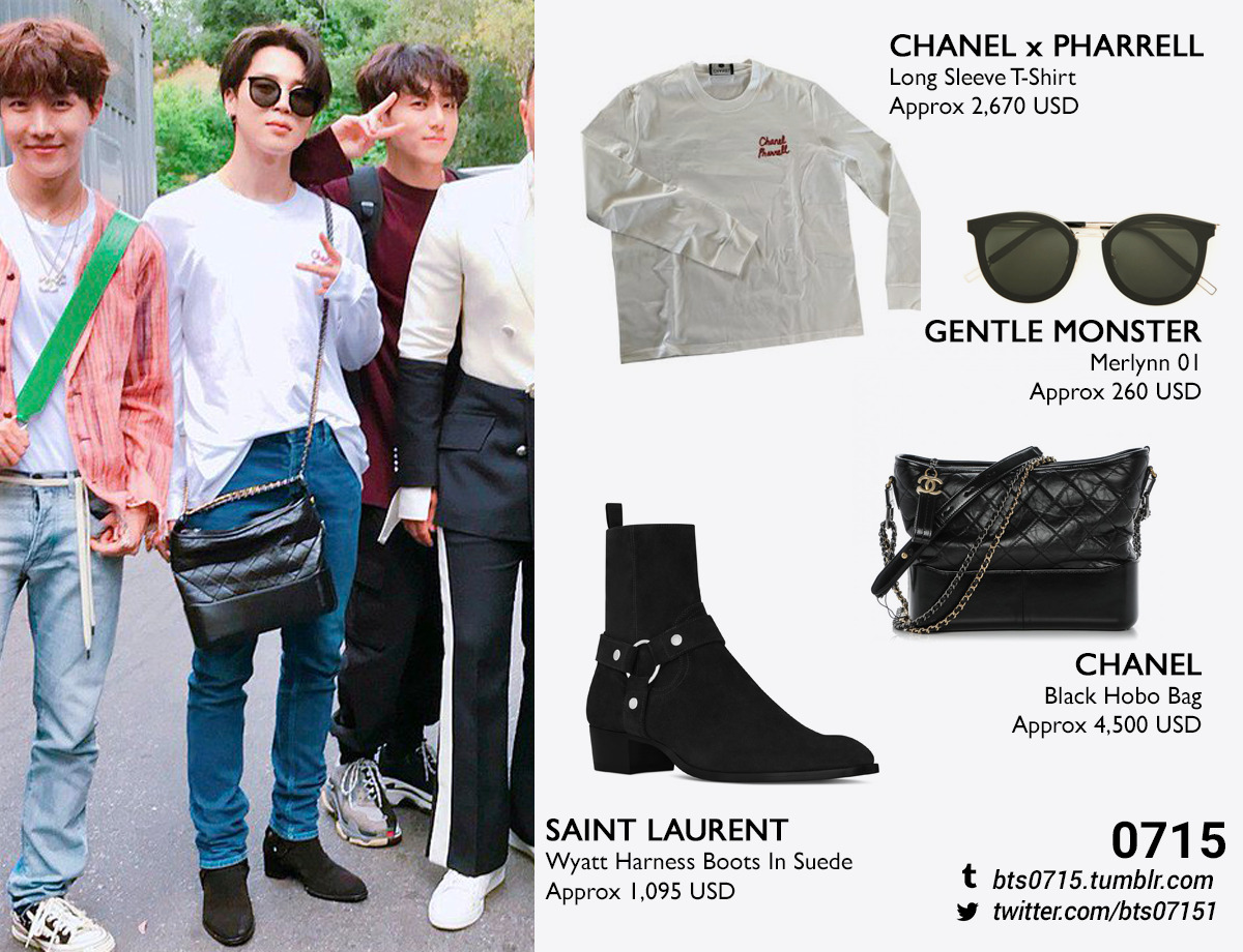 BTS FASHION/STYLE FINDER — 190508 | Jimin : Official Twitter Update Chanel  x...