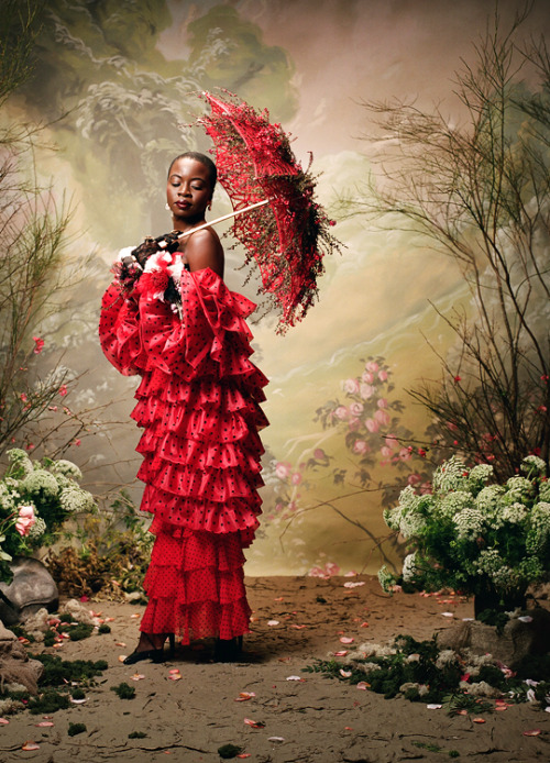 anakinskywalkers: Danai Gurira photographed by Autumn de Wilde for Rodarte F/W 2018