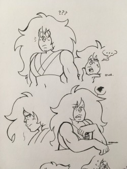 doodles4days:  Some jasper doodles I did in class.