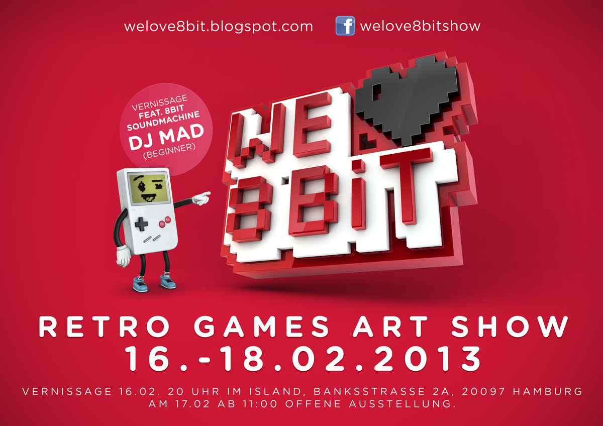 killabytes:  We ❤ 8 Bit-Artshow in Hamburg Just some of the pieces being exhibited