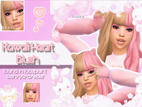 Hey Simmers !Heres a new Blush I made !!! (well its in facepaint tho sorrrrry)I finally have a simfi