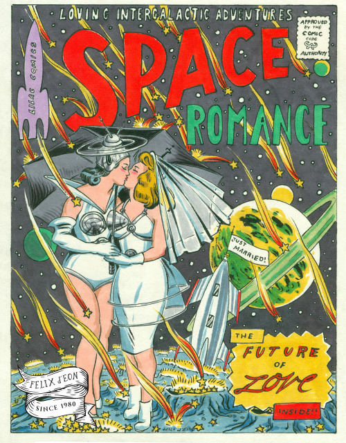 felixdeon: “Space Romance! The Future of Love! An intergalactic romance unfurls in this faux c