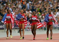 sensuousblkman:  My favorite US. Women’s track team these are the Women who reign Supreme for the USA!