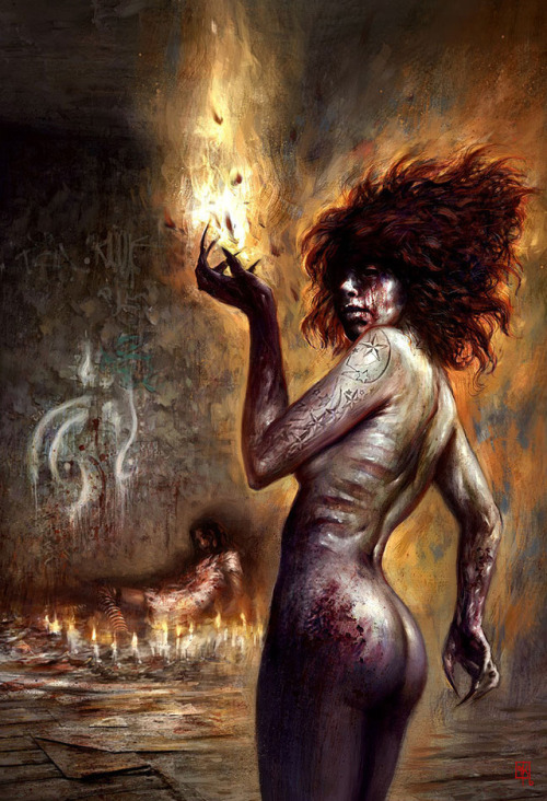 worldofdarkness-eyecandy:  Artwork by:   Michel Koch  