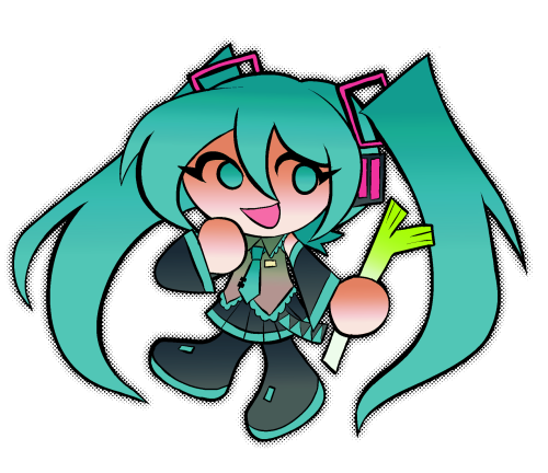 Triple Baka Except They're Cartoonified Chibis Of Themselves