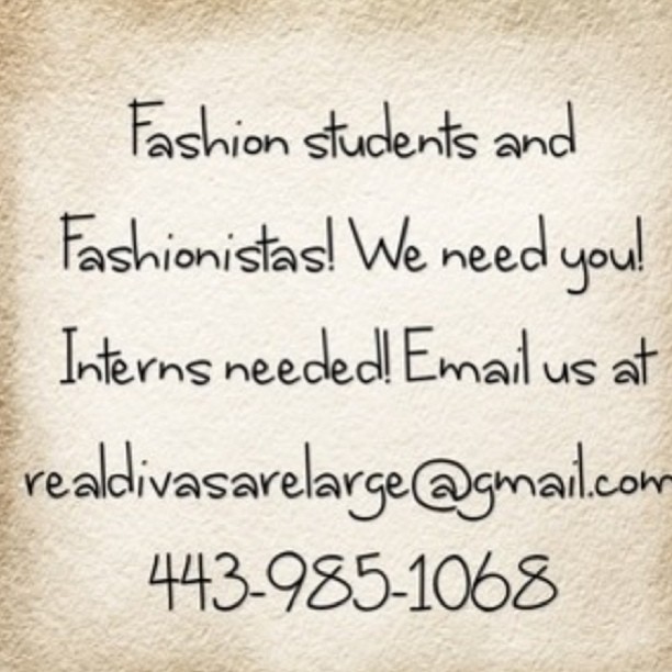 Join our team! #interns #baltimore #fashion (at Posh Jewels & Real Divas are LARGE!)