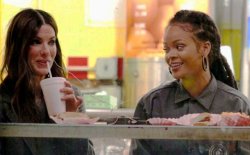 oceans8film:  Sandra Bullock and Rihanna