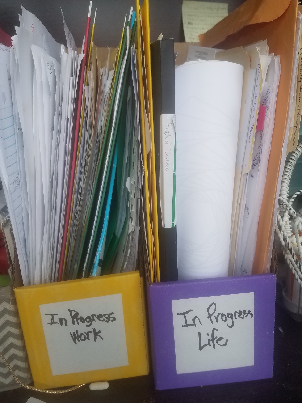 Celebrating Atypical Minds — Organizing with ADHD: A tour of my desk