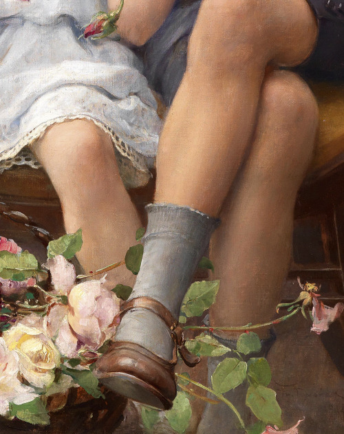 Franz Dvorak, The Siblings (Detail), 19th/20th Century