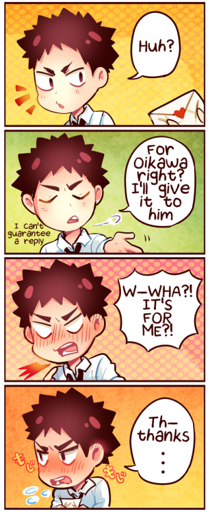 k009:  One of the pages I drew for Mari’s Haikyuu!! fanbook! 