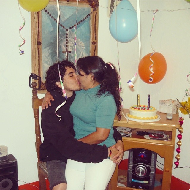 Con mi mosa, amiga, madre