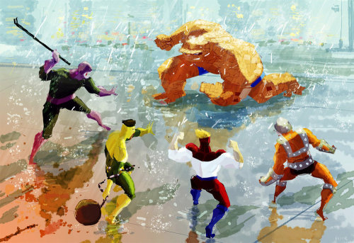 The Thing Vs The Wrecking Crew By Pascal Campion