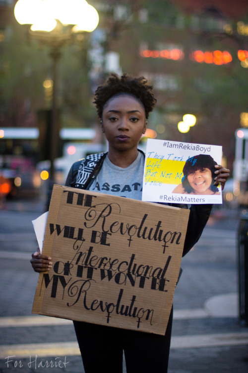 theproblackgirl:  No One Showed Up to March for Rekia Boyd“..In the same city where thousands flooded the frigid streets months ago in the name of Eric Garner, few could be seen.”Please head over to For Harriet to see more images and to read the full