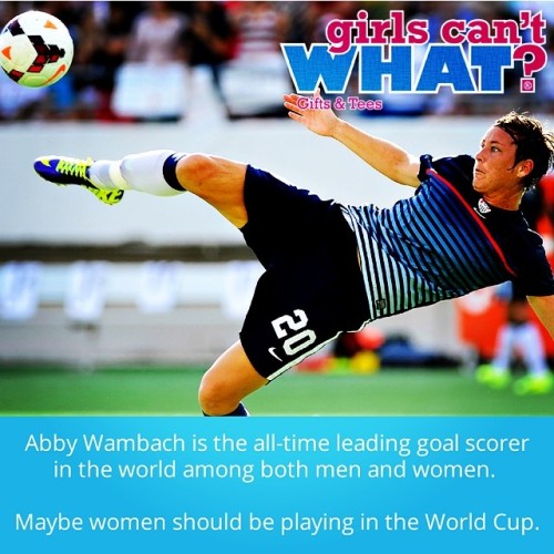 In case you thought men were better at soccer than women… via Instagram bit.ly/1y496fi