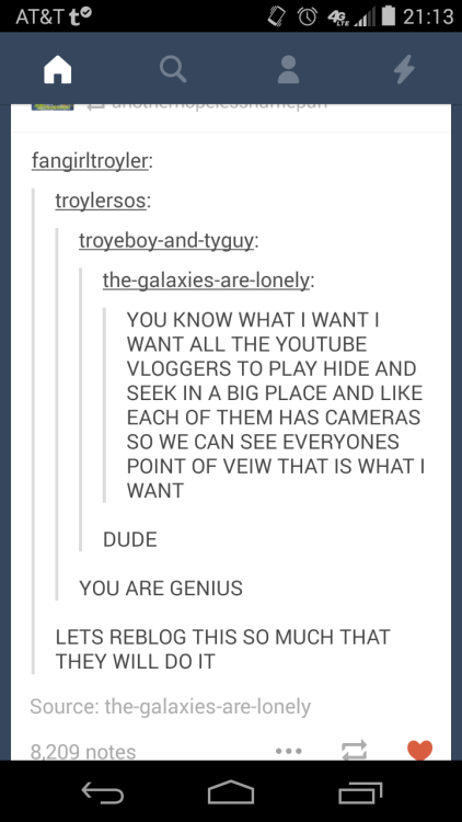 imsherlock-duh:  OKAY. I WANNA DO THIS. I am a vlogger/YouTube video maker and I think this is a fantastic idea. Let tag all the youtuber on tumblr and get this out there danisnotonfire amazingphil    I’m not even kidding tho. If anyone wants to do