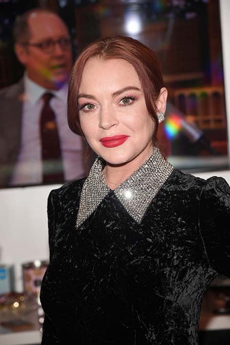 Lindsay Lohan - Backstage at the Tonight Show in New York (January 7, 2019)(More)