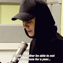 zustin:  WOULD YOU RATHER: Not be able to kiss anyone for a year, or not be able to eat your favorit