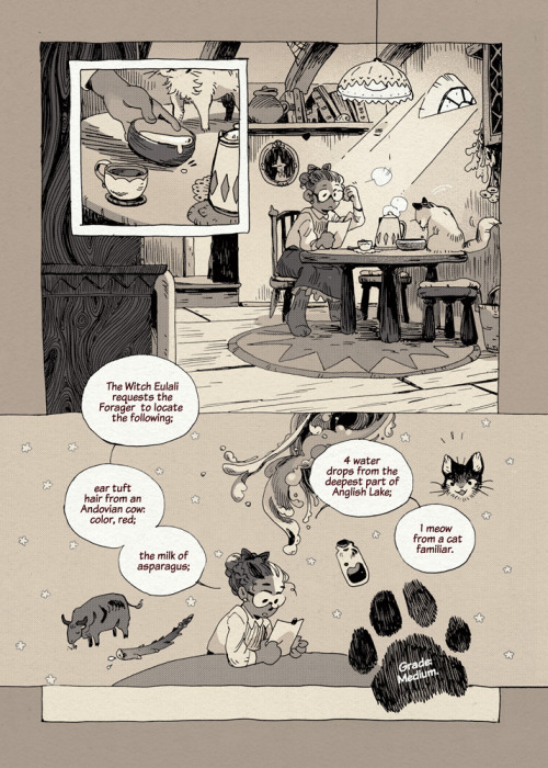 I Illustrated A Little Witchy Mini-comic By Vera Greentea!! If You Want To Read, The Crowdfunding Campaign