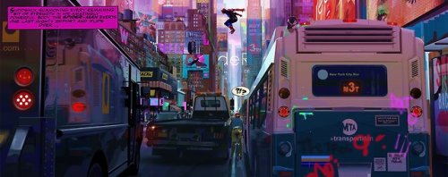 Initial artworks of &ldquo;Spider-Man: Into the Spider-Verse&rdquo; by Alberto Mielgo. Read 
