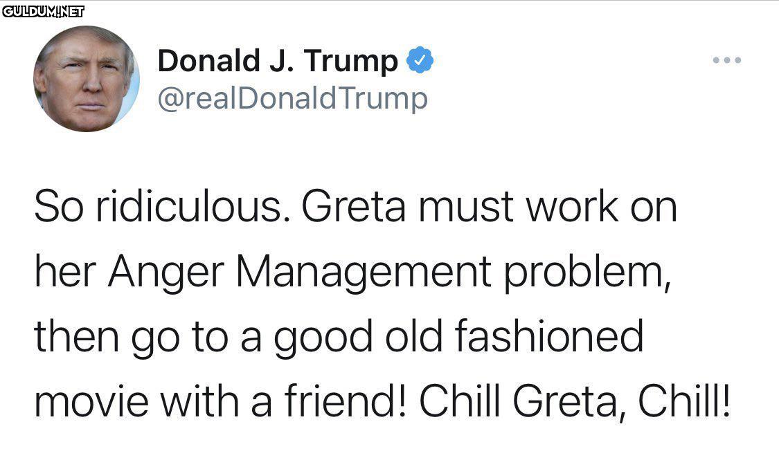 Greta never forgets......