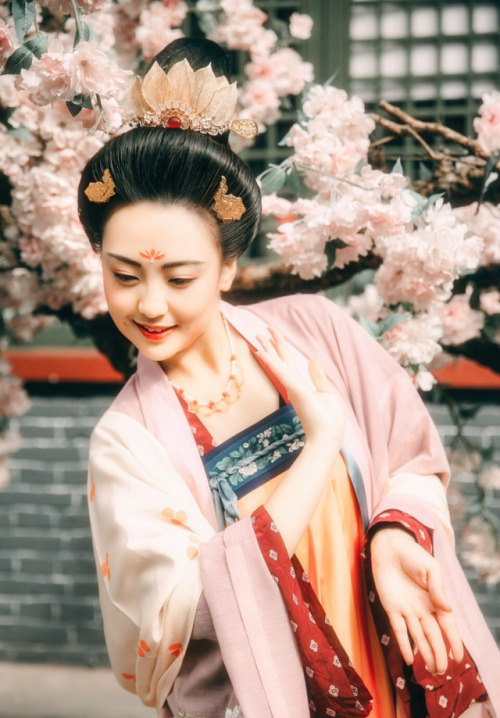 hanfugallery:Traditional Chinese hanfu by 江南桃花家