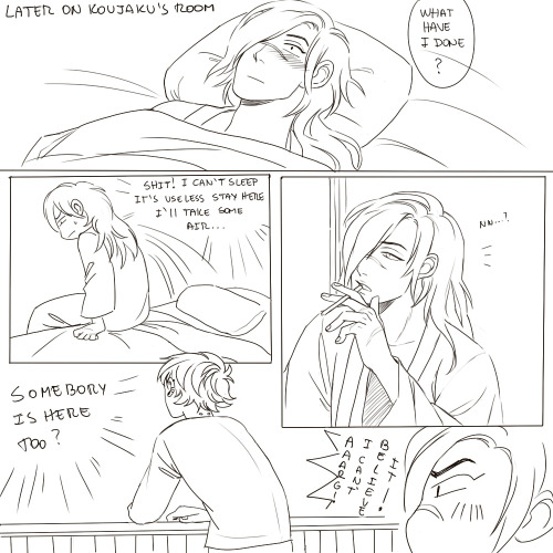 sora-mimi-desu:  Continuation of http://sora-mimi-desu.tumblr.com/post/96291557534 Aoba ship them! ok, this get a little bit longer than I was planning, but I hope you can enjoy this silly NoiKou comic! It was so much fun to do <3. And please don’t