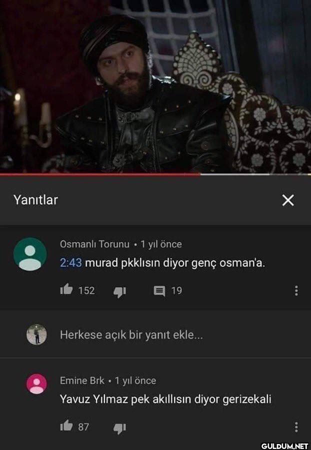 Yanıtlar Osmanlı Torunu. 1...