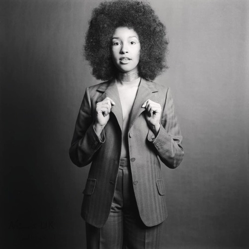 littlequeenies:   Marsha Hunt pictured in 1971 by Mike Wilson for The Sun. From the News UK Archives
