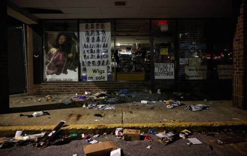micdotcom:  20 photos show exactly what happened in Ferguson last night (2 of 2)  As dawn crept over Ferguson and its neighboring suburbs, the task of rebuilding after a night filled with tragedy loomed large. And it’s not tragic because stores were