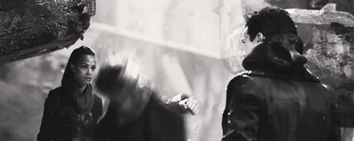  I CAN’T HELP BUT LAUGH BECAUSE KIRK WAS PUNCHING KHAN IN THE CHEEKBONES &amp;