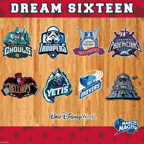 Meet The Teams Representing Walt Disney World & Disneyland Resort In The ‘Dream Sixteen&rs