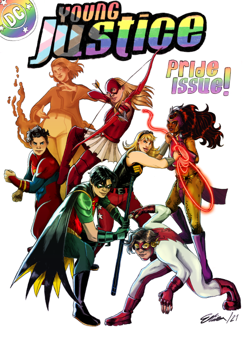 lomakes: The og young justice team for pride! ️‍