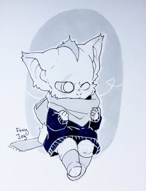 foxyjoy-art:Smoltober: Day 17 Fall FashionSendakDigital