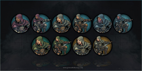 Some rogue paper miniature’s and their VTT files, available for download from my website catal