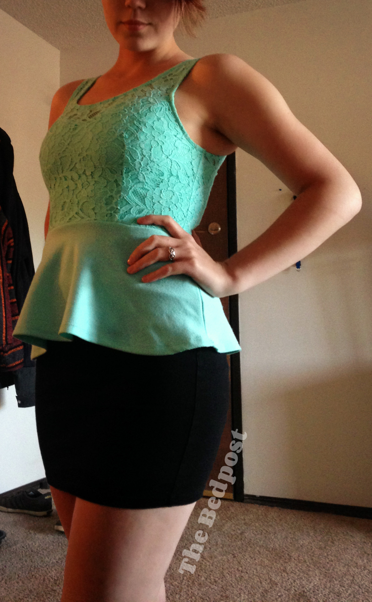 the-bedpost:  Daddy took me shopping and got me this super sexy outfit.. We had lots
