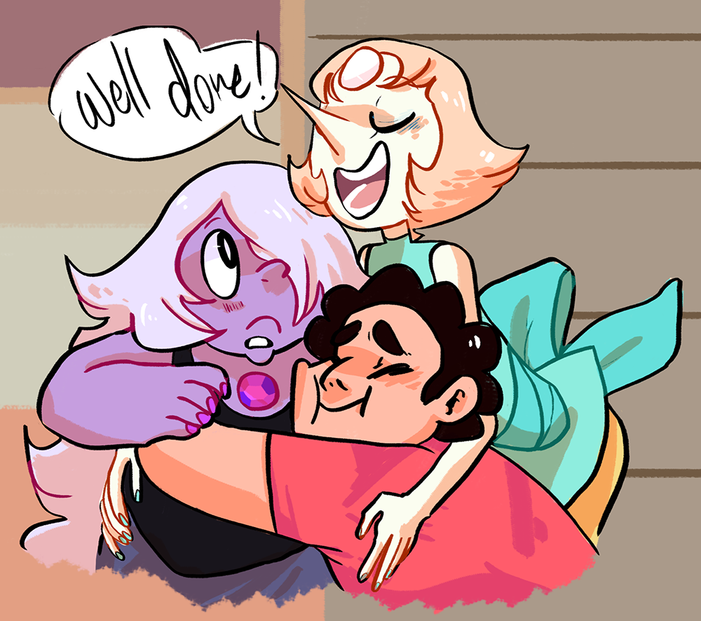 twispicalstephen:  but like;;;;; pearl was so cute jk omg amethysttttt baby my love