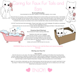 kittensplaypenshop:  Here’s an example of the care sheets we are working on to add onto orders that purchased faux fur items! This is just a test version,as we are stilling working with an artist for the drawings. We got someone do to an exact replica