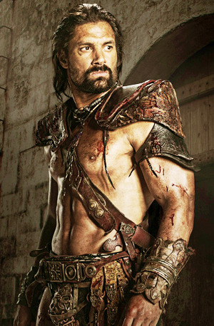 Manu Bennett as Crixus