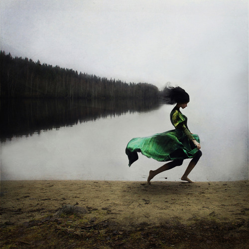 Kylli Sparre aka Sparrek (Estonian, b. 1980, Tallinn, Estonia) - Running With The Fairies, 2013  Pho