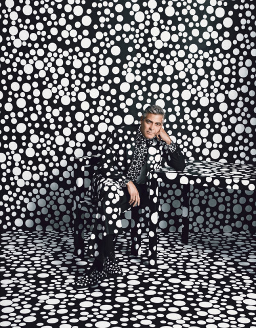 George Clooney for W Magazine Dec/Jan 2013 Art Issue