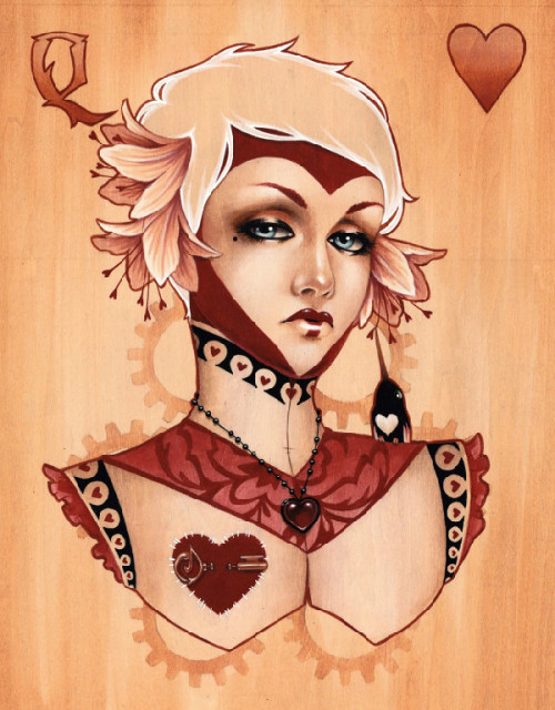 lohrien:  “The Queens” Illustrations by Glenn Arthur