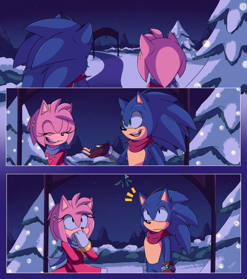 Sonic Movie Comic: Underneath the Mistletoe (1/3) by Jame5rheneaZ