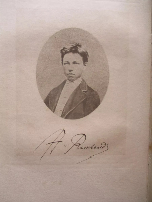 Arthur Rimbaud. Undated, unlocated, unattributed.Happy birthday, Jean Nicolas Arthur; this is perhap