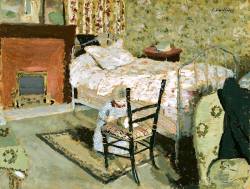 susanzweig:  Édouard Vuillard (1868-1940) Annette Roussel with a Broken Chair, 1900 