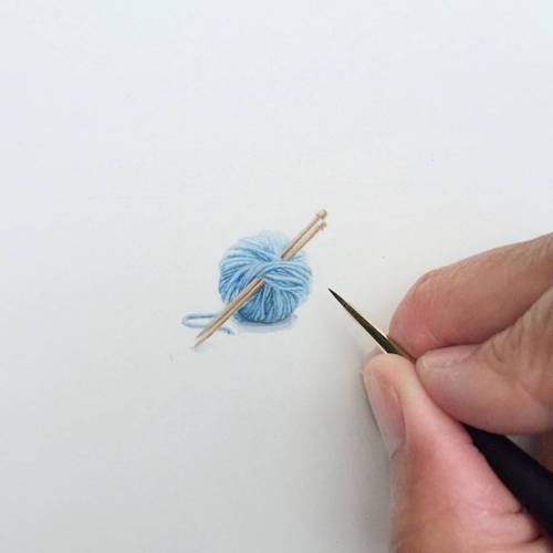 asylum-art-2:Amazing Tiny Paintings by Karen Libecap studio1111art | Etsy | Facebook | Instagram Kar