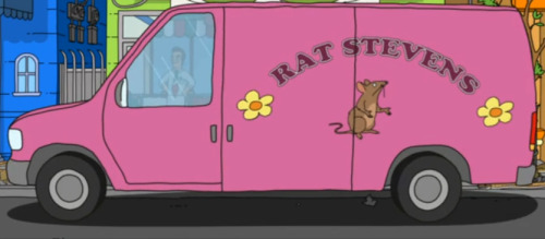 warmsunnyd:  mlschmitt:  Bob’s Burgers exterminators  Oooo I was driving the other day and the car next to me was (I’m guessing) an exterminating business van. It had a huge fly on it and it said “SWAT Team.” I thought of bob’s burgers. 